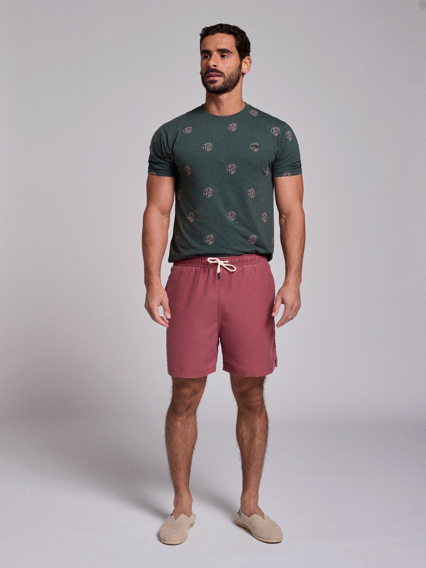 FATO BANHO VERMELHO REGULAR FIT MR. BLUE