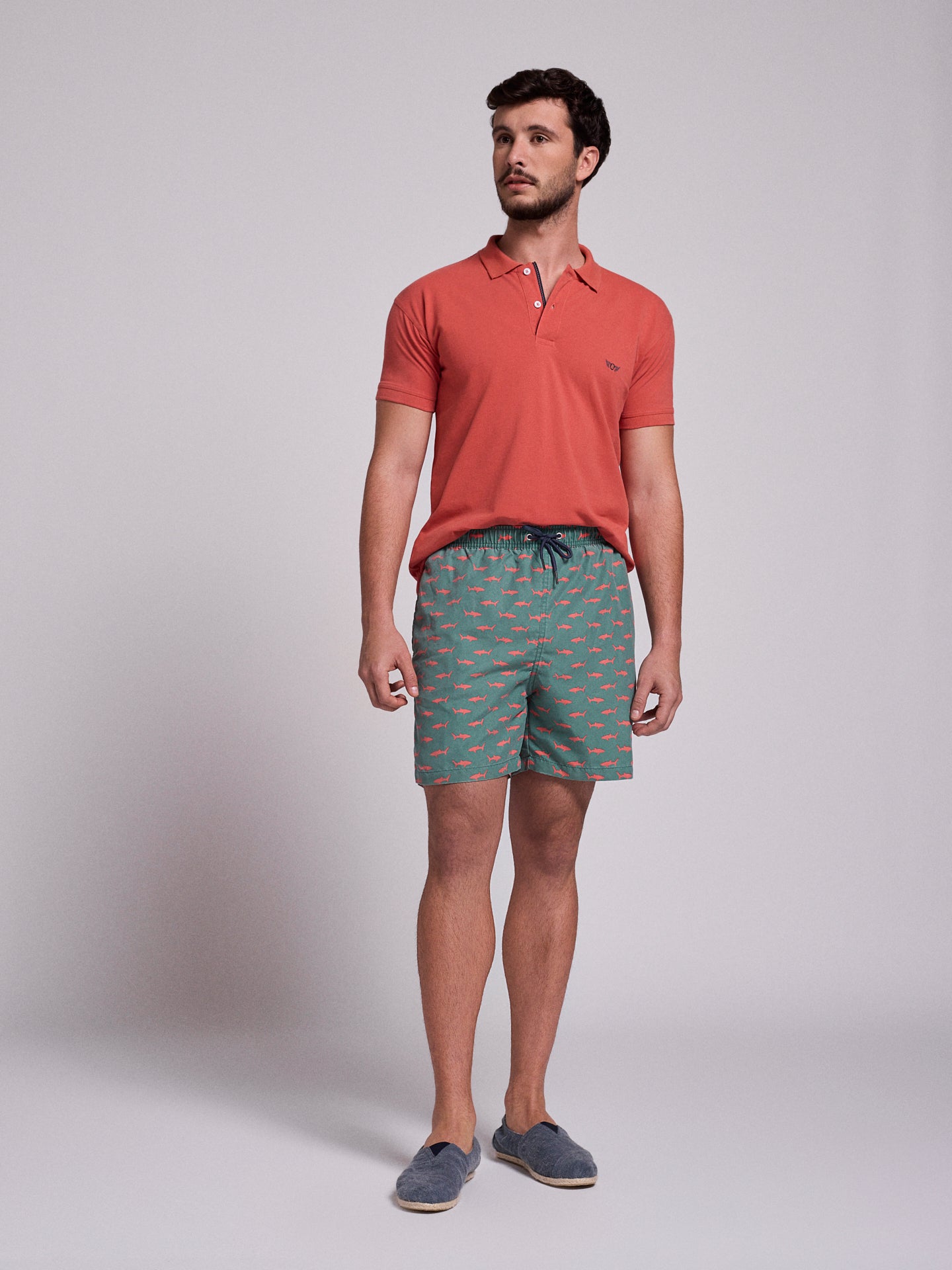 FATO BANHO VERDE REGULAR FIT MR. BLUE