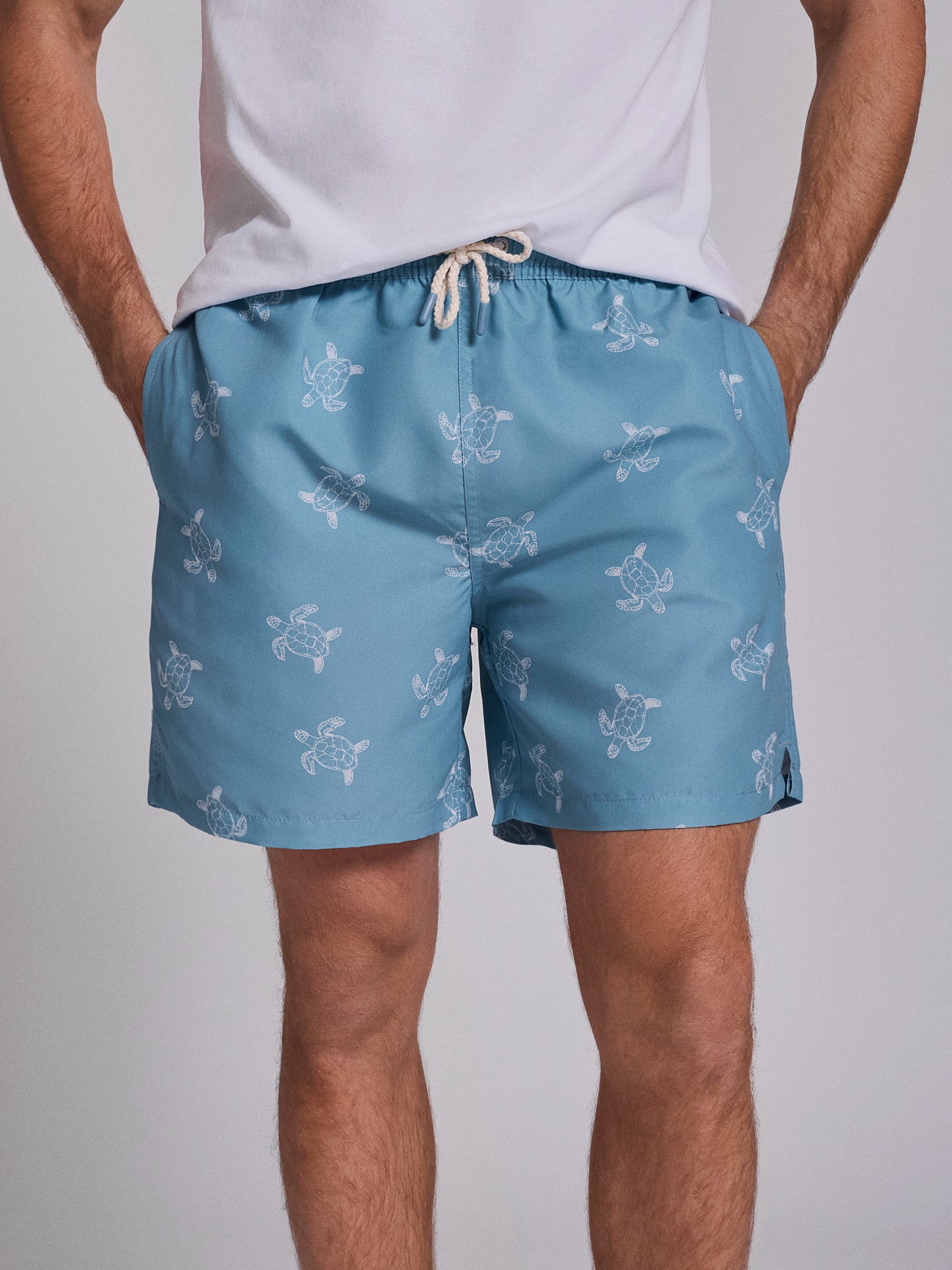 FATO BANHO AZUL REGULAR FIT MR. BLUE