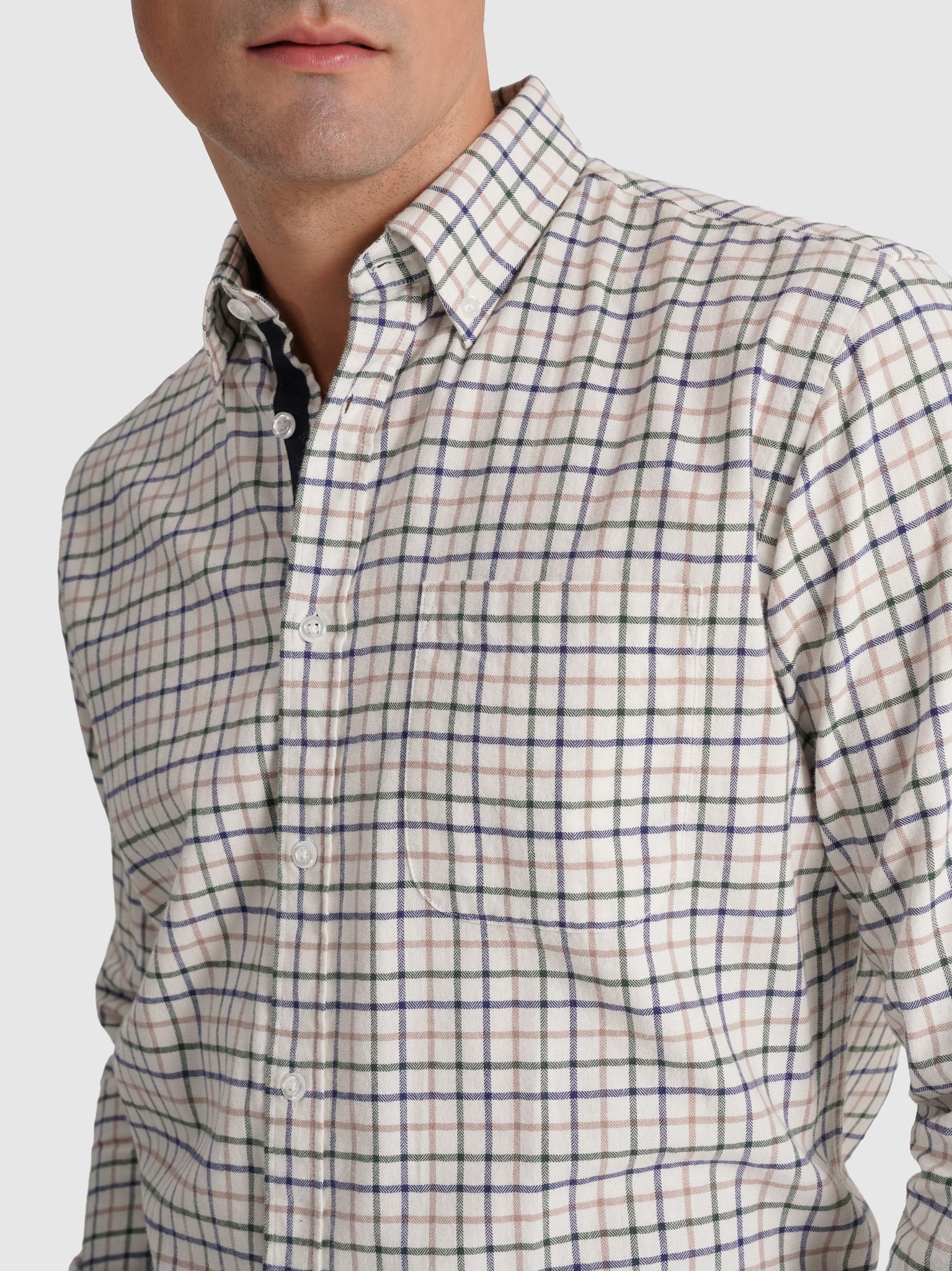 BLUE COTTON SHIRT LONG SLEEVE REGULAR FIT MR. BLUE