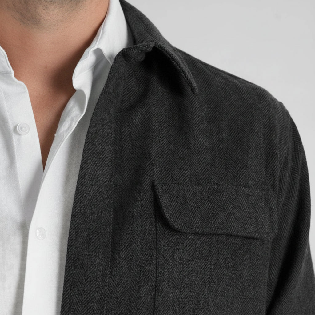 Nova coleção de homem Mark Bellucci Outono Inverno AW25 – moda masculina elegante e moderna. Destaque em sobrecamisas