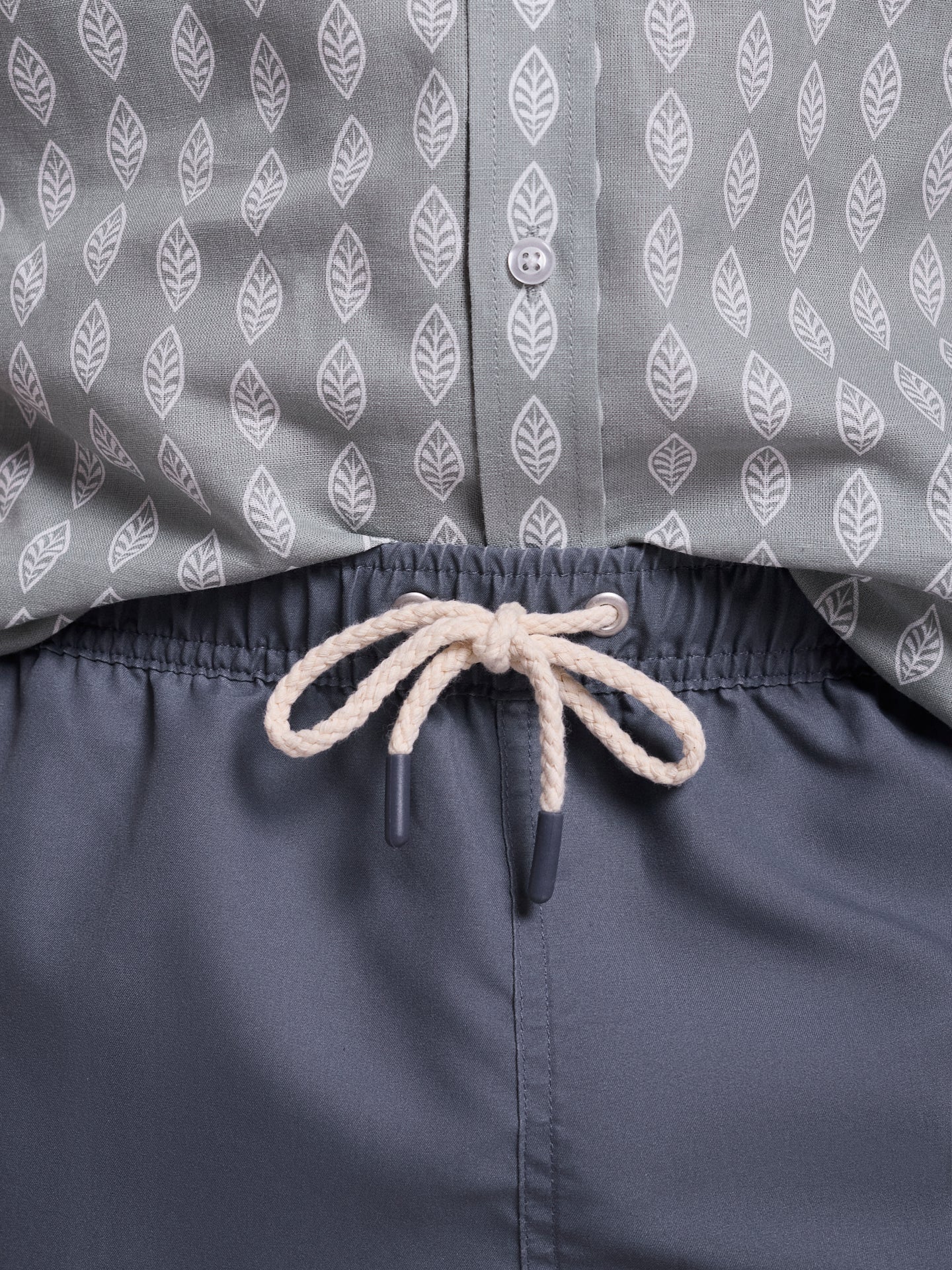 FATO BANHO CINZENTO REGULAR FIT MR. BLUE