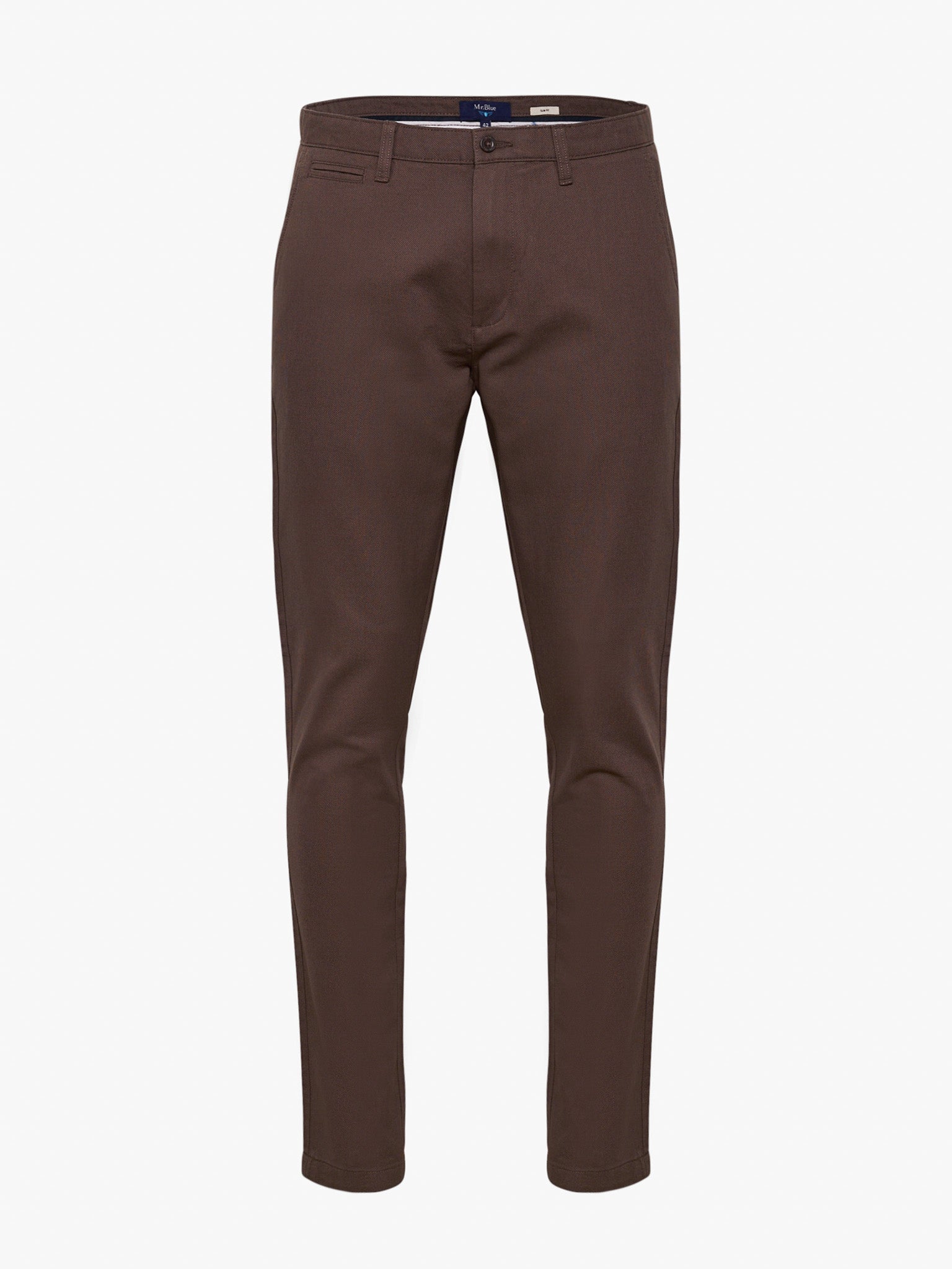 CALÇAS ALGODÃO CASTANHAS SLIM FIT MR. BLUE