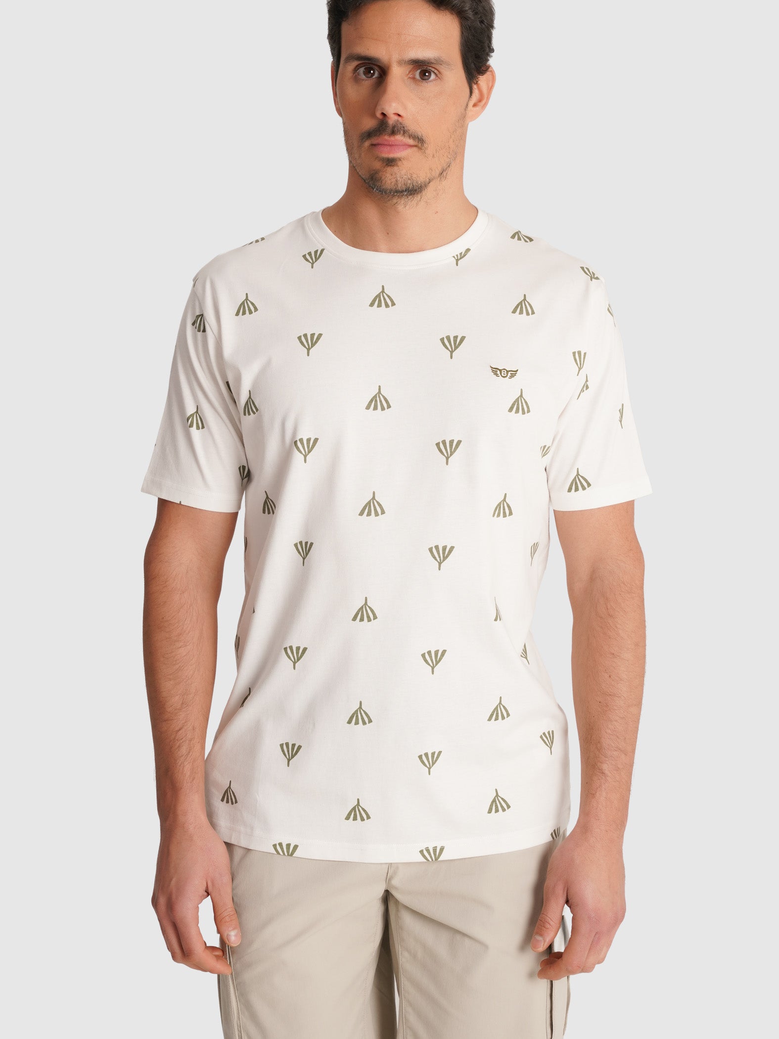 T-SHIRT CRU MANGA CURTA REGULAR FIT MR. BLUE