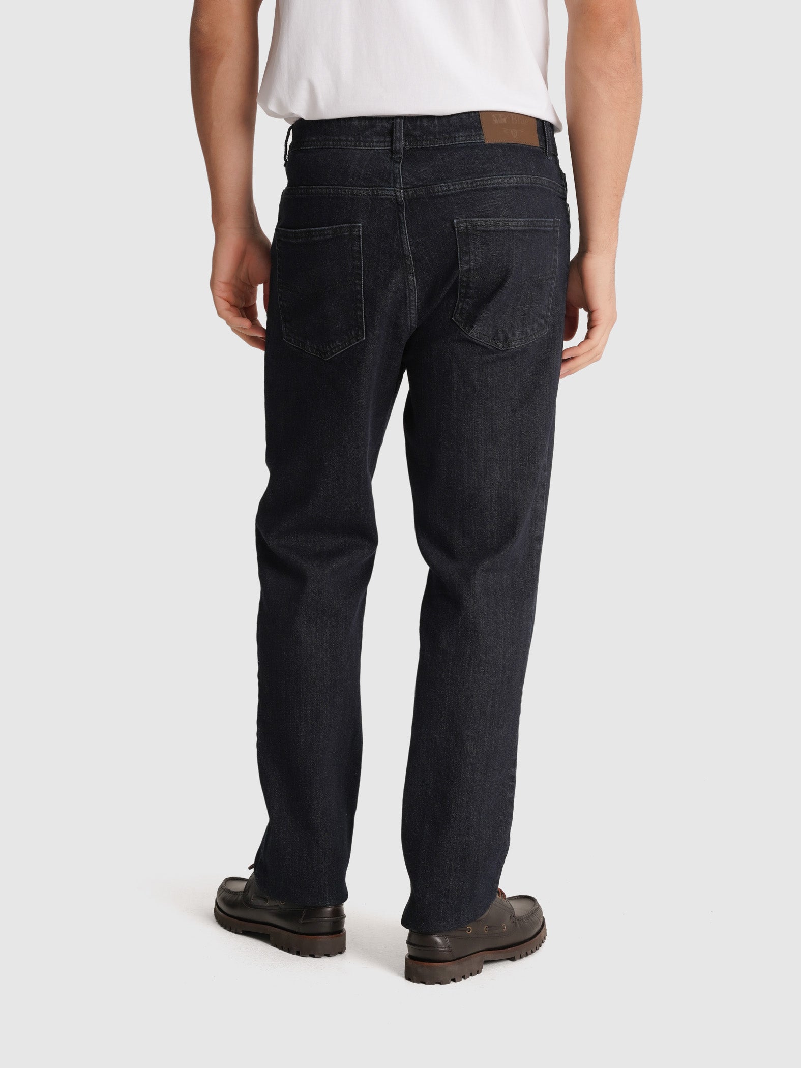 CALÇAS GANGA AZUIS REGULAR FIT MR. BLUE