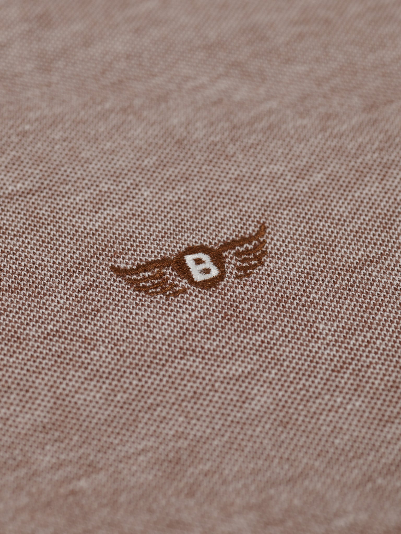 POLO PIQUET CAMEL MANGA CURTA REGULAR FIT MR. BLUE