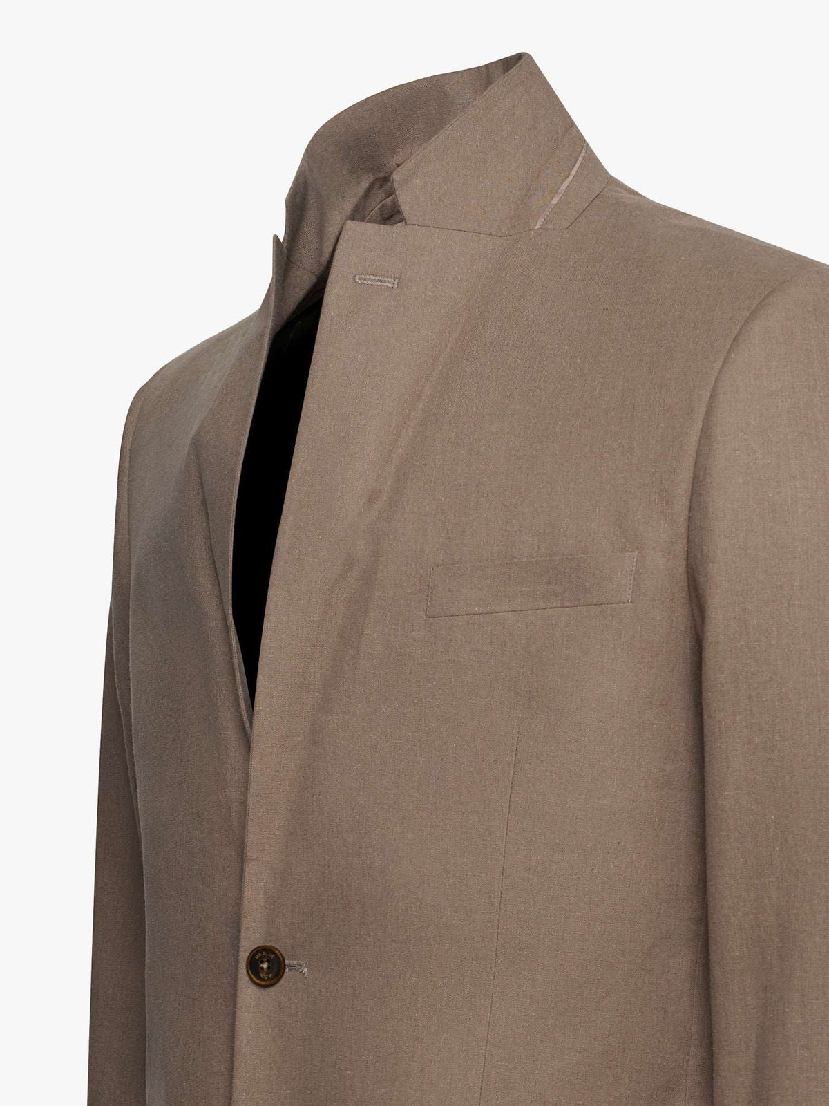 Mr. Blue Linen Beige Blazer