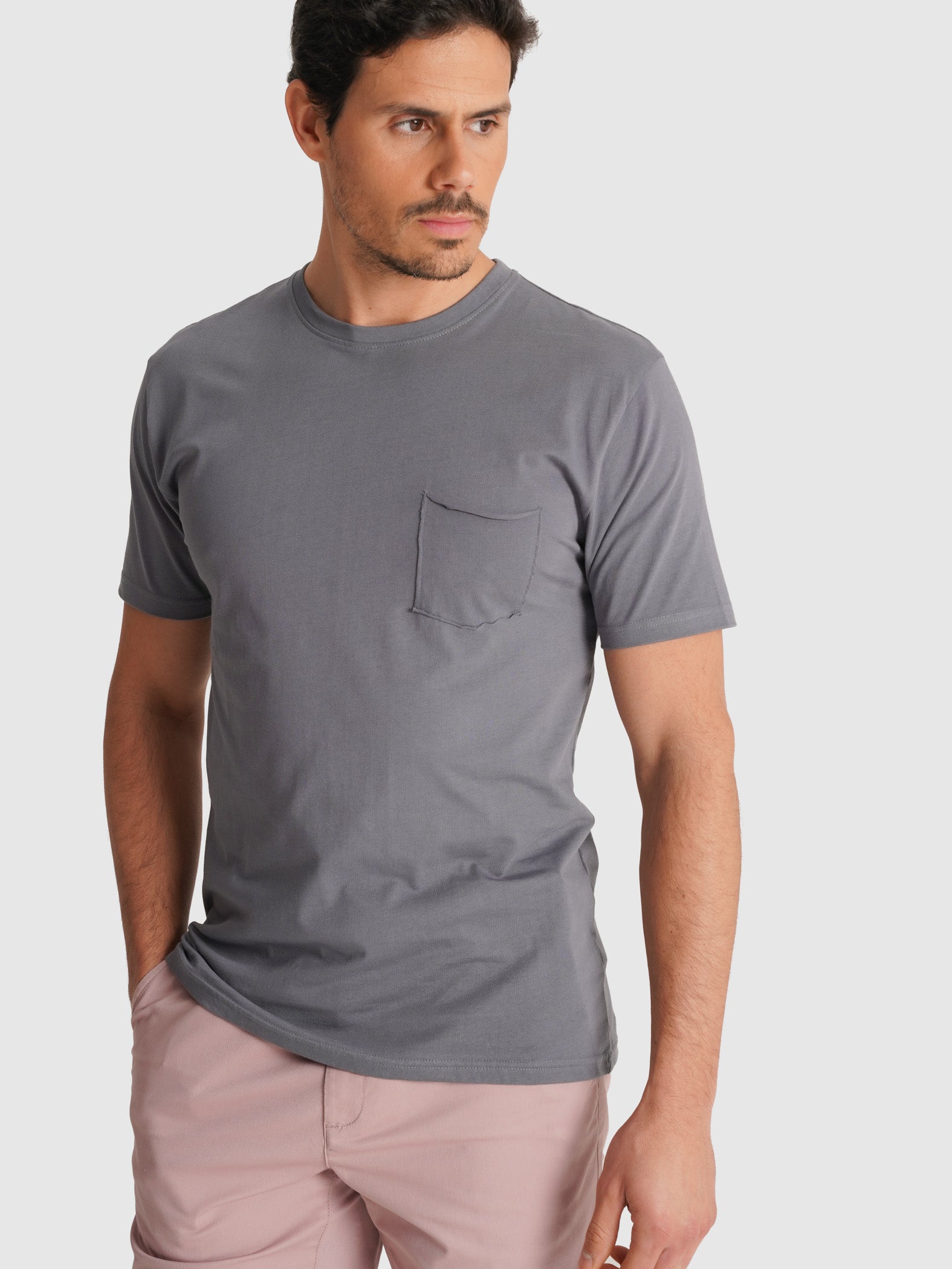 T-SHIRT AZUL MANGA CURTA REGULAR FIT MR. BLUE