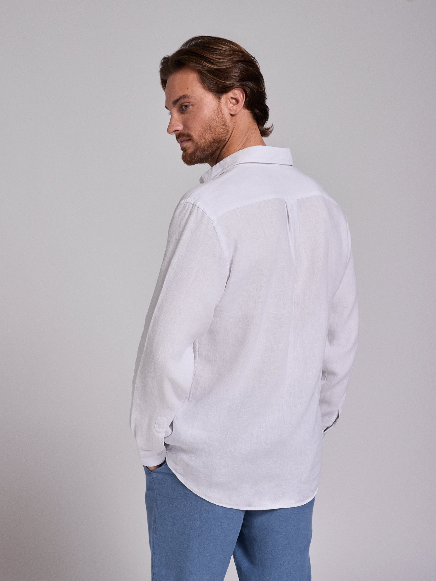 CAMISA BRANCA MANGA COMPRIDA TAILORED FIT MARK BELLUCCI