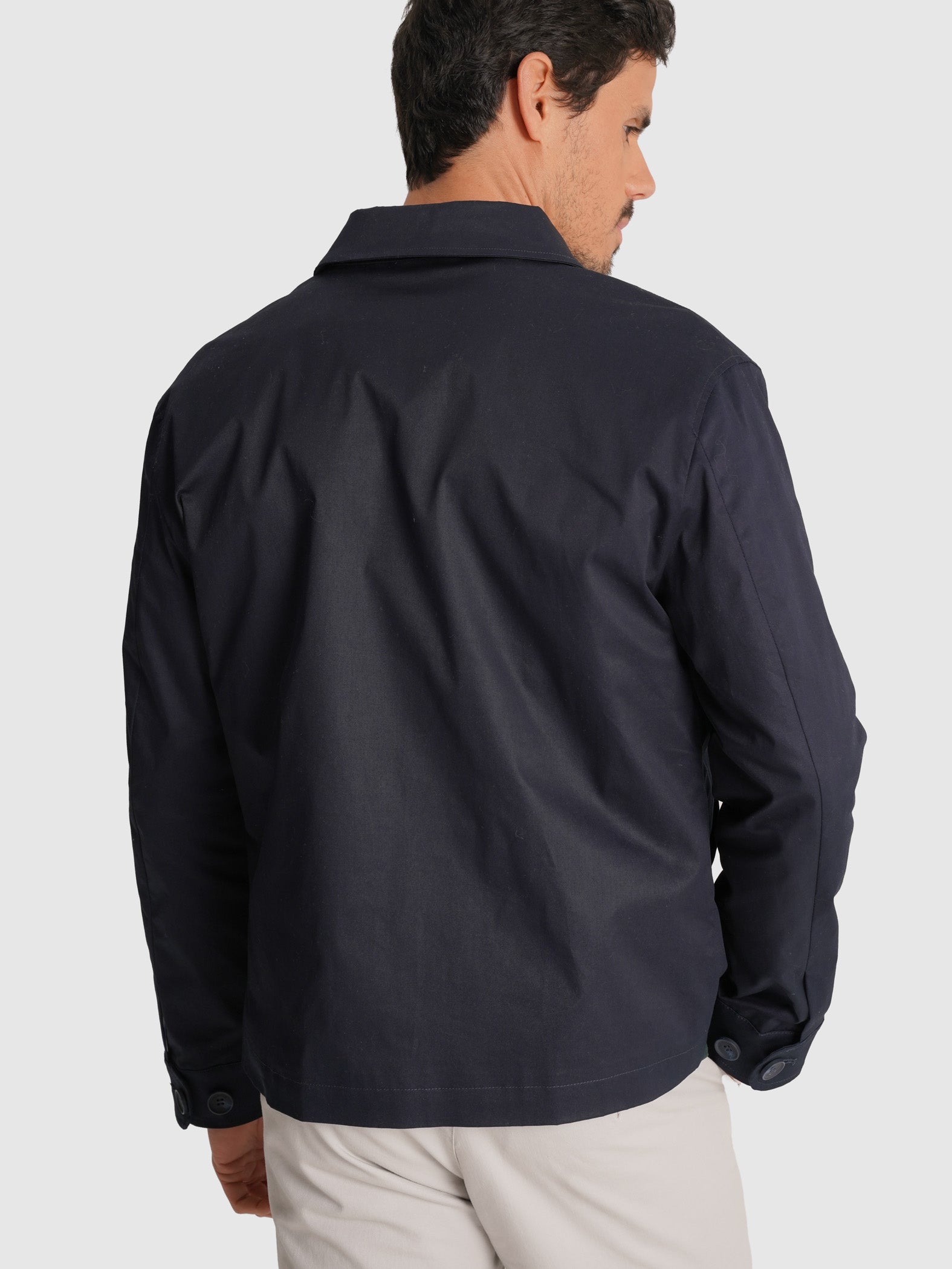 BLUSÃO AZUL MANGA COMPRIDA REGULAR FIT MR. BLUE