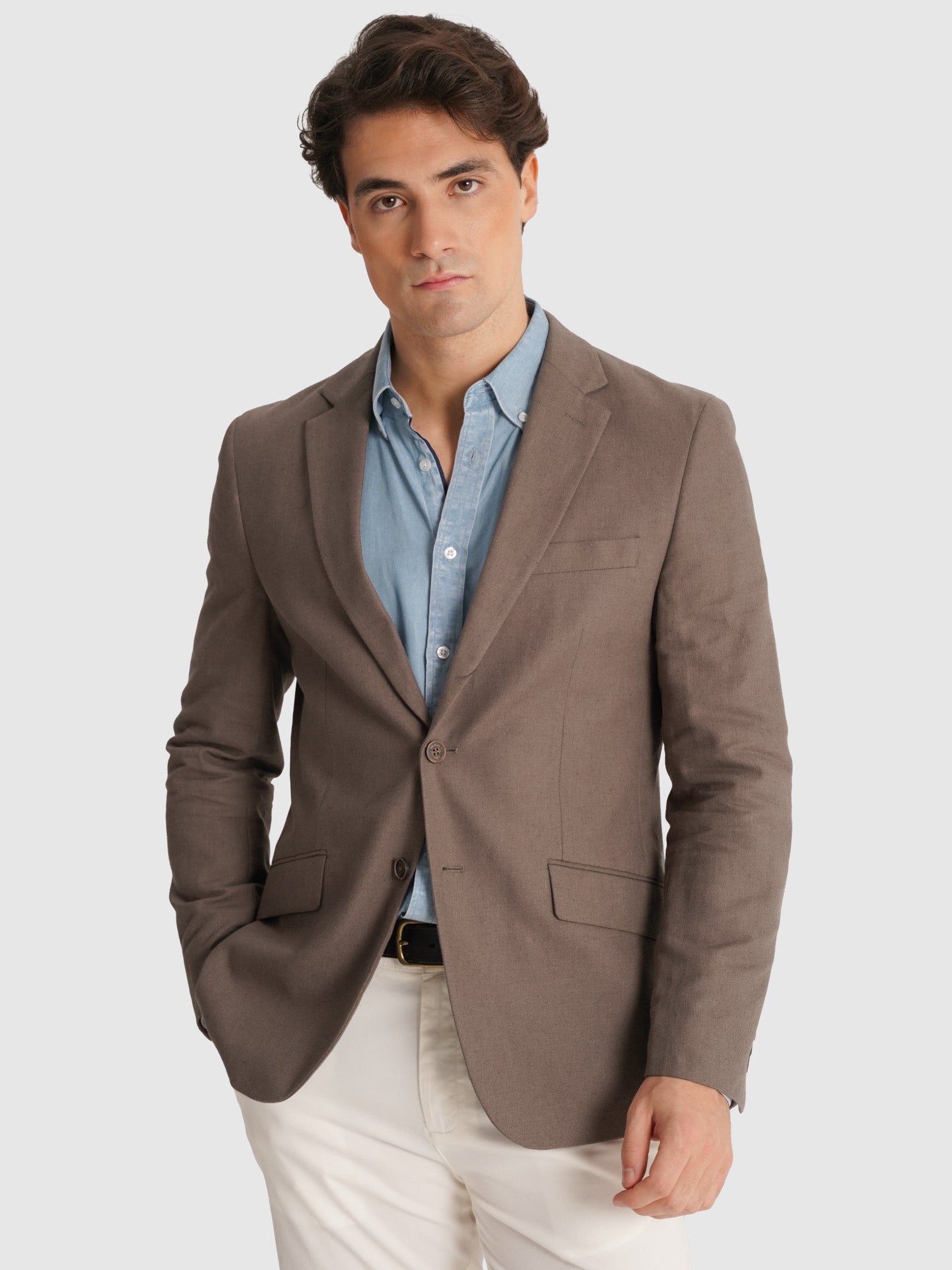 BLAZER CASTANHO REGULAR FIT MR. BLUE