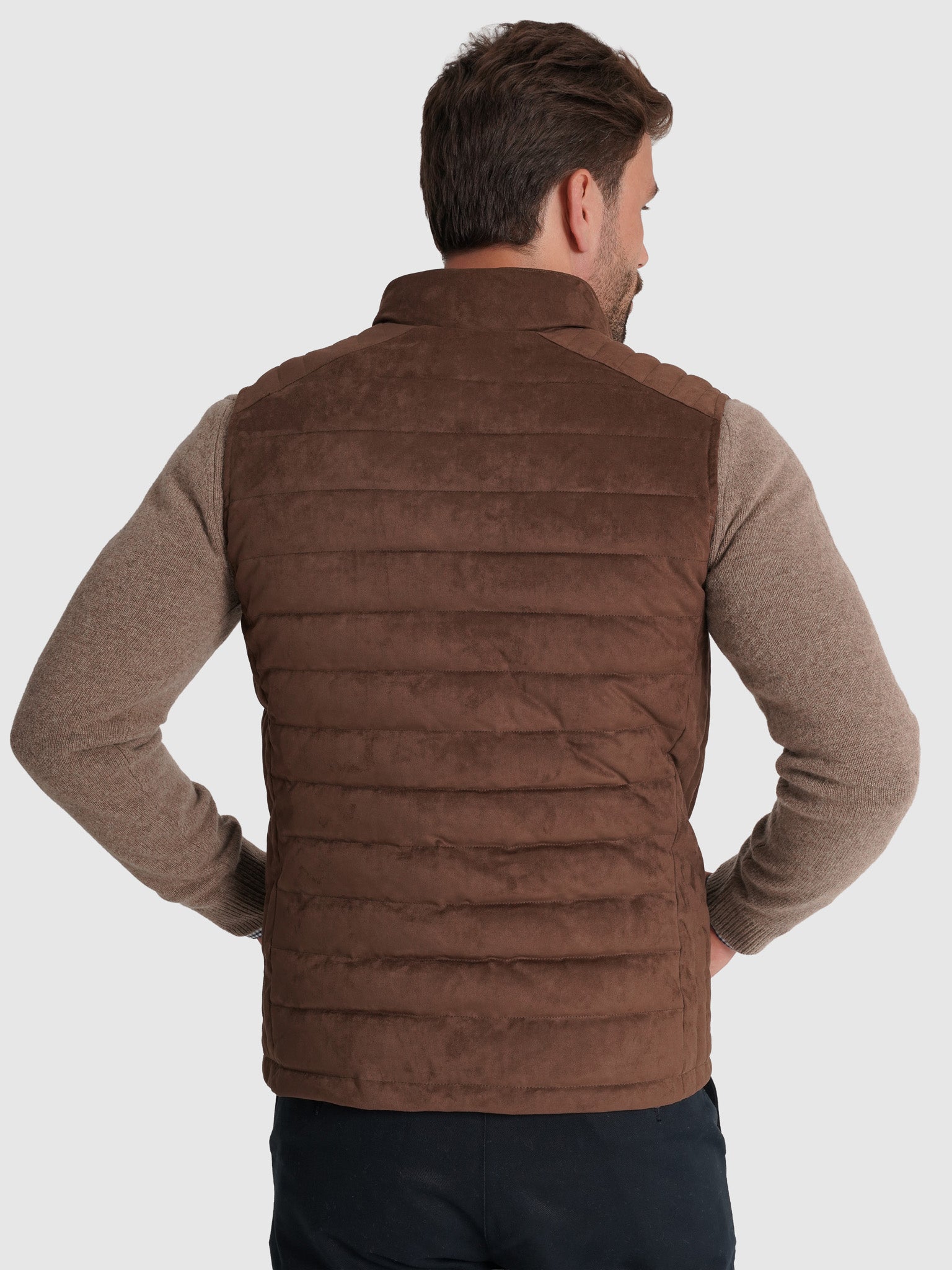 BROWN JACKET REGULAR FIT MR. BLUE