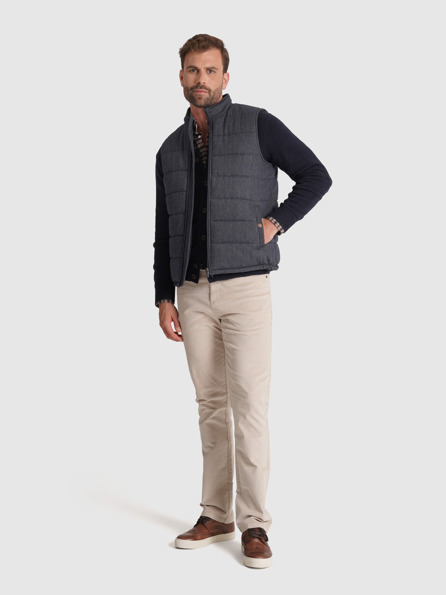 BLUSÃO AZUL REGULAR FIT MR. BLUE