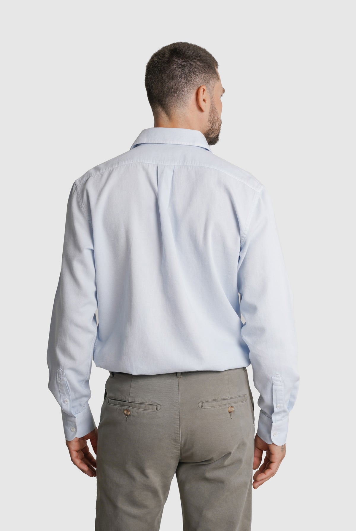 CAMISA PIQUET REGULAR FIT AZUL LISA MARK BELLUCCI