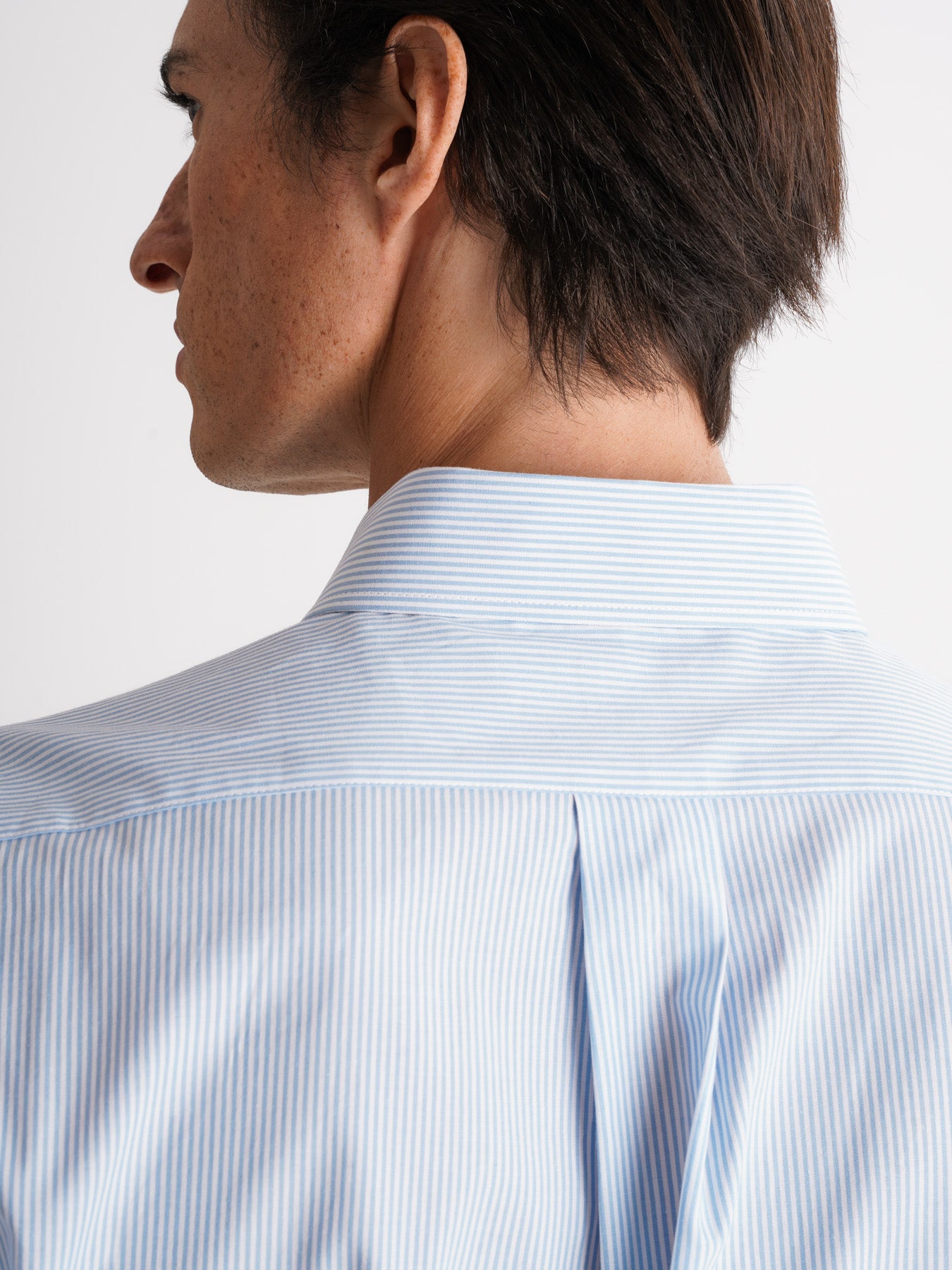 Regular Fit Blue Poplin Shirt Mr. Blue