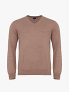 PULLOVER CAXEMIRA BEGE MANGA COMPRIDA REGULAR FIT MR. BLUE