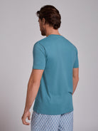 GREEN COTTON T-SHIRT SHORT SLEEVE REGULAR FIT MR. BLUE