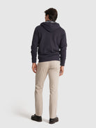 HOODIE ALGODÃO AZUL MANGA COMPRIDA REGULAR FIT MR. BLUE