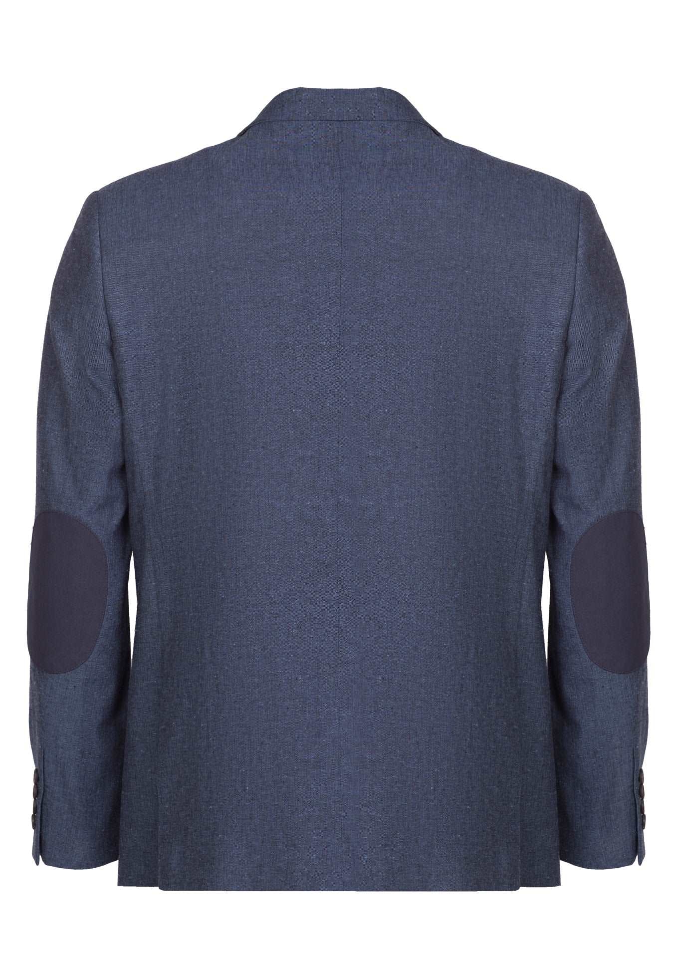 Blazer oxford azul medio