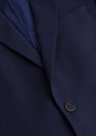 Blazer Clássico de Lã com detalhe na gola