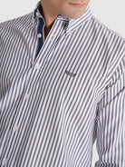 BLUE COTTON SHIRT LONG SLEEVE REGULAR FIT MR. BLUE