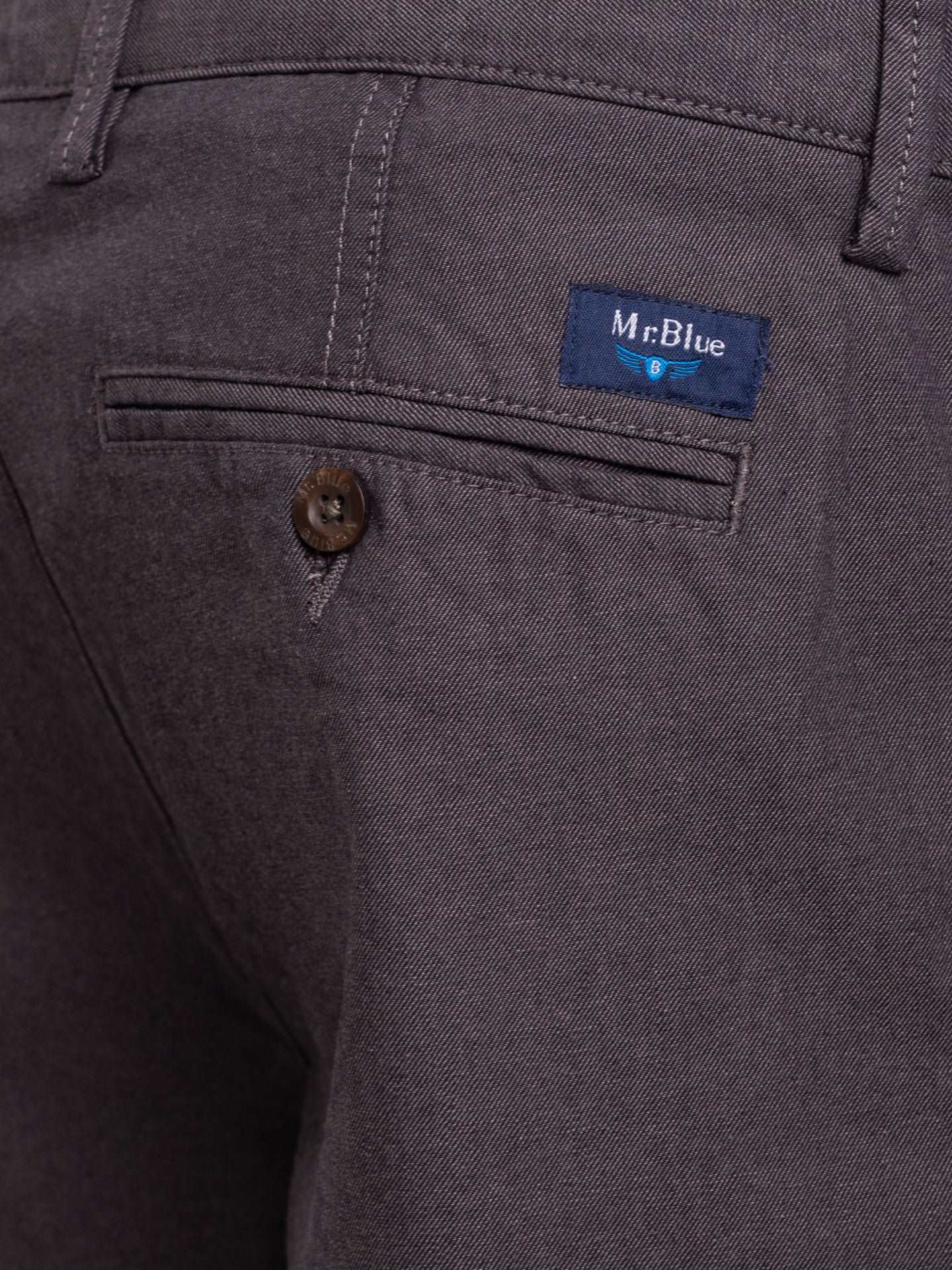 Calças chino cinzento escuro