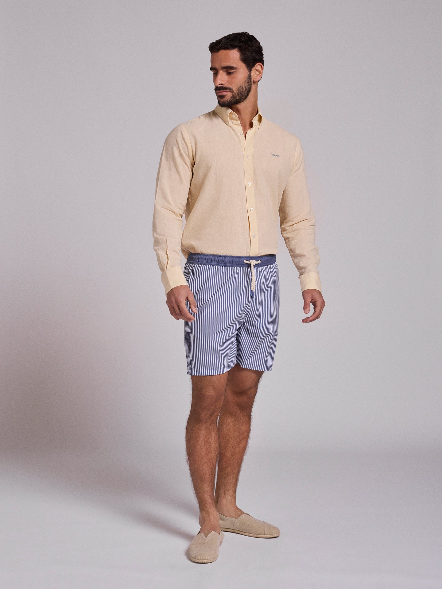 FATO BANHO AZUL REGULAR FIT MR. BLUE