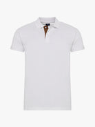 POLO ALGODÃO BRANCO MANGA CURTA REGULAR FIT MR. BLUE