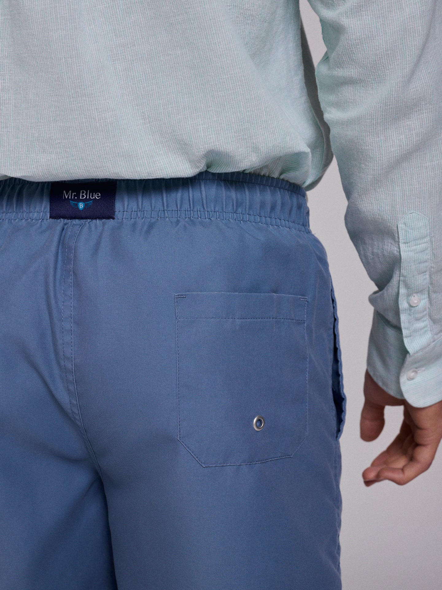 FATO BANHO AZUL REGULAR FIT MR. BLUE