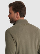 PULLOVER CAXEMIRA VERDE MANGA COMPRIDA REGULAR FIT MR. BLUE