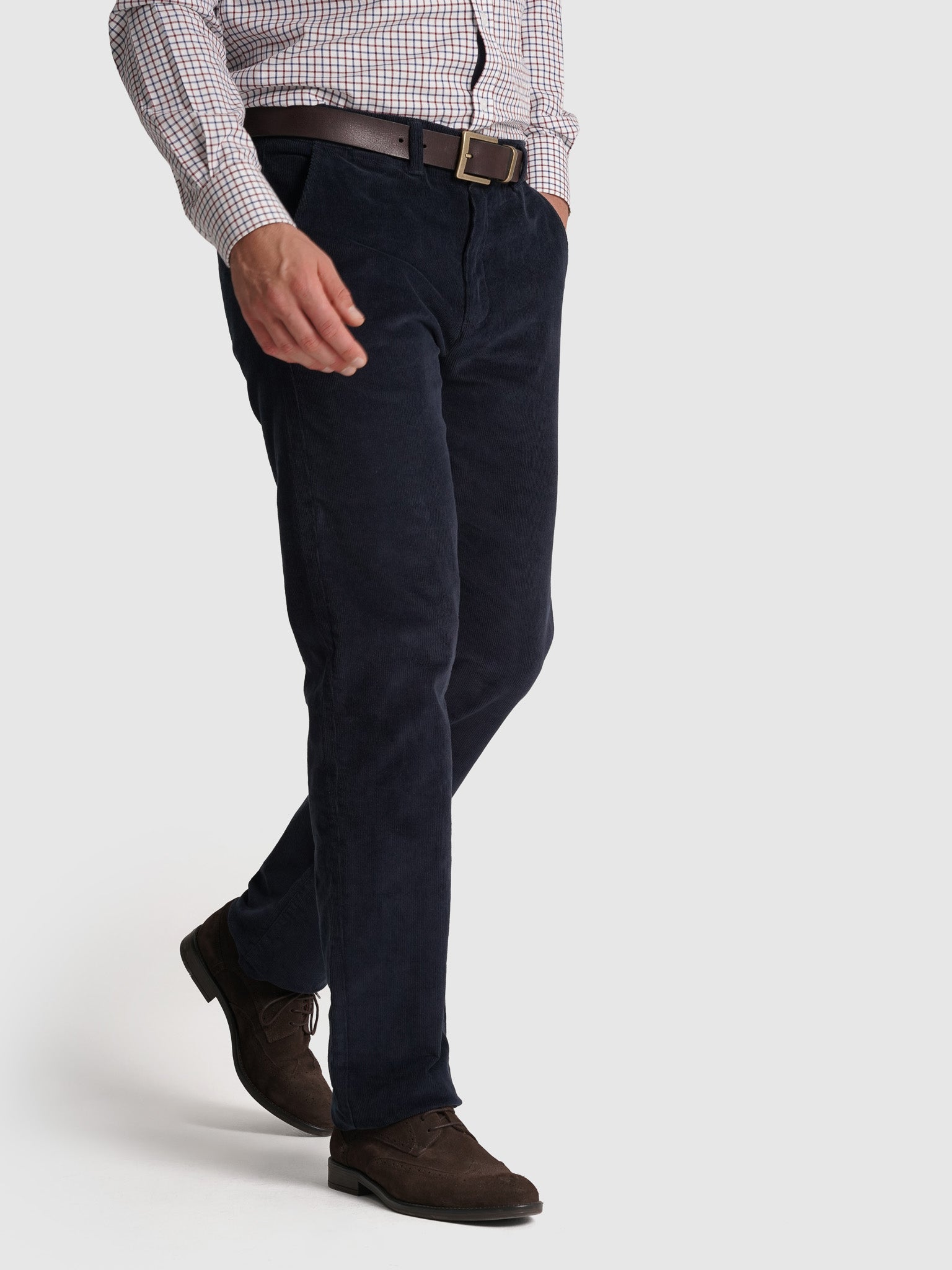 CALÇAS ALGODÃO AZUIS CLASSIC FIT MR. BLUE