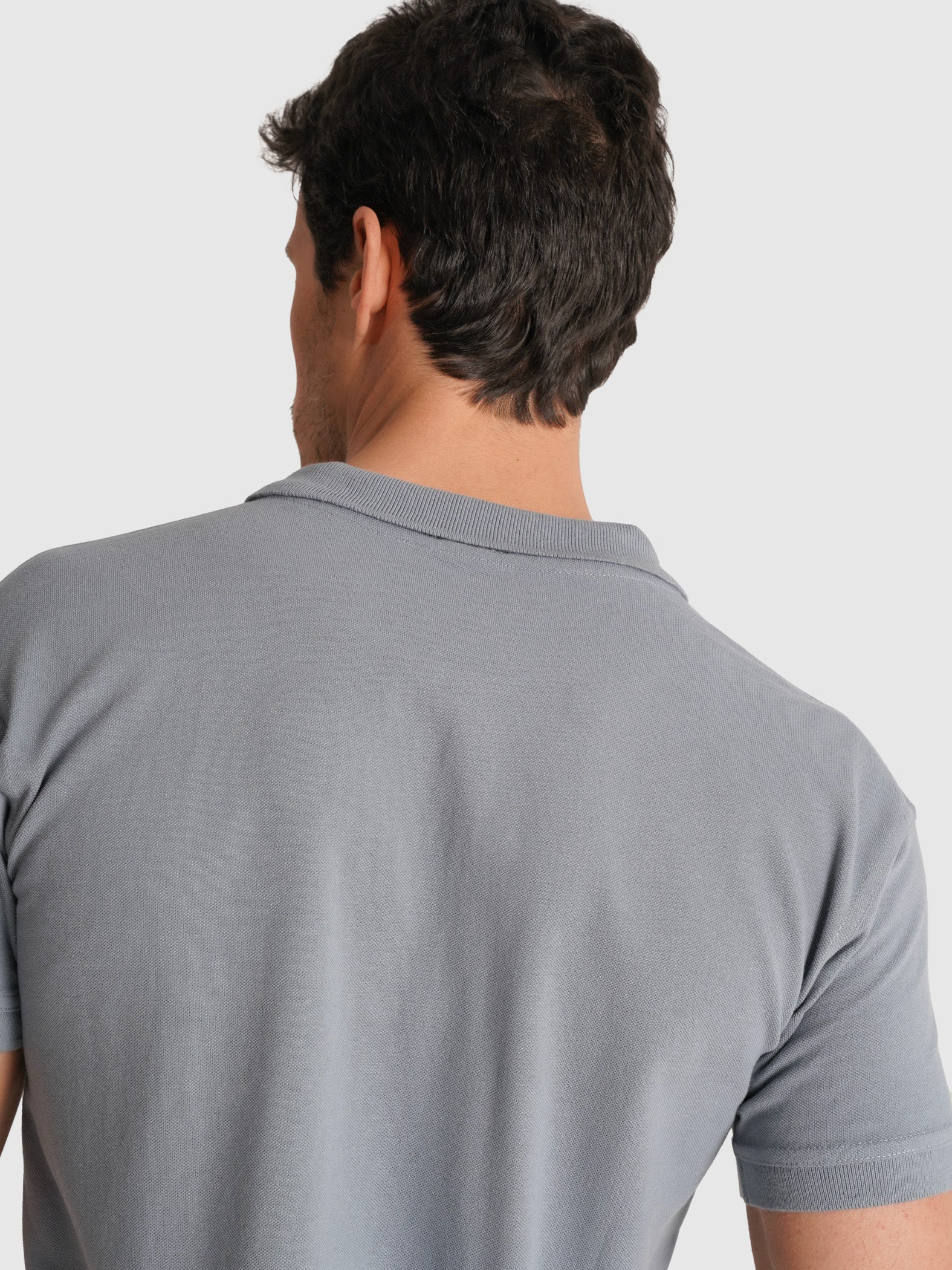 POLO AZUL MANGA CURTA REGULAR FIT MR. BLUE