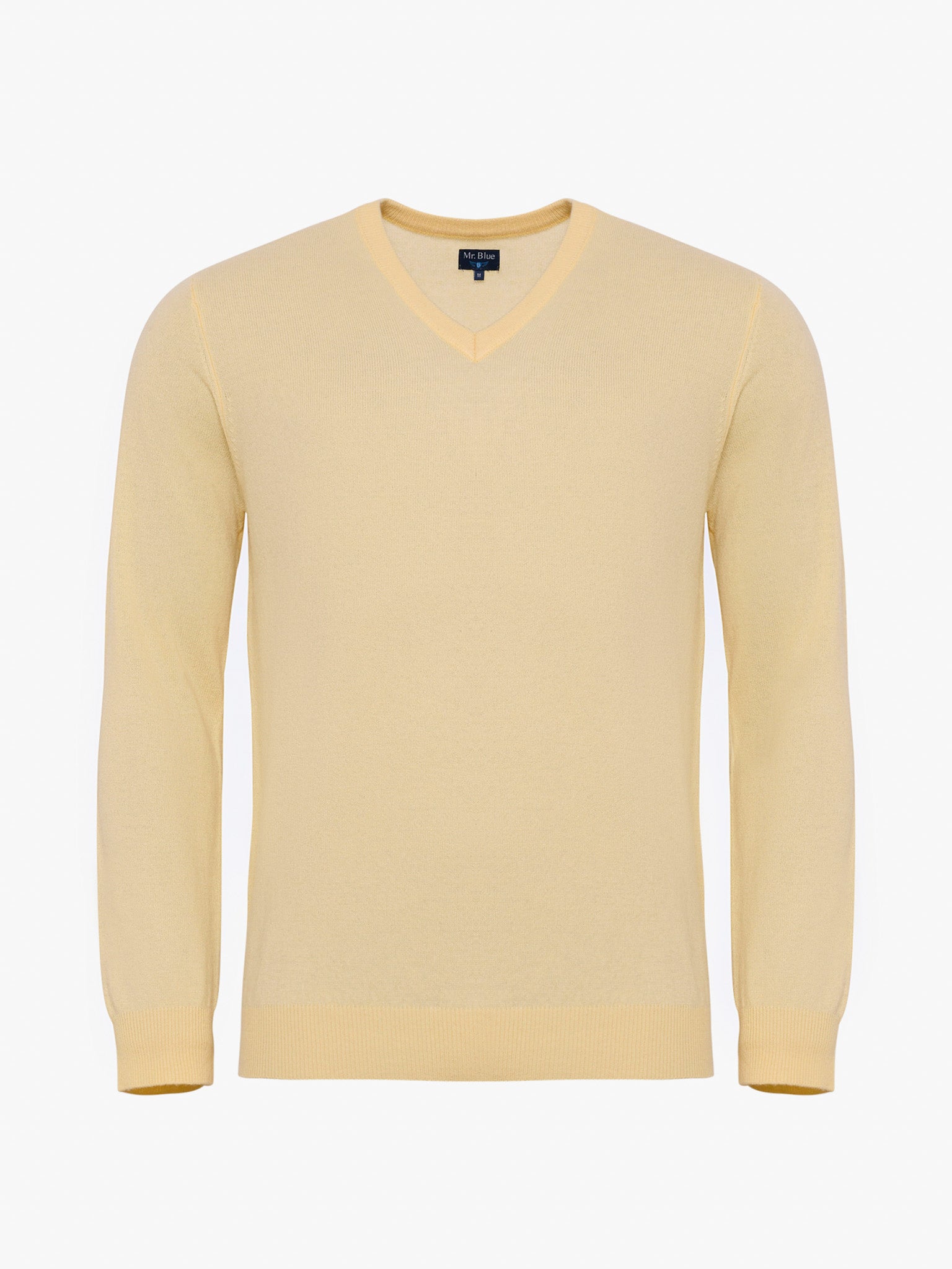 PULLOVER LÃ AMARELO MANGA COMPRIDA REGULAR FIT MR. BLUE