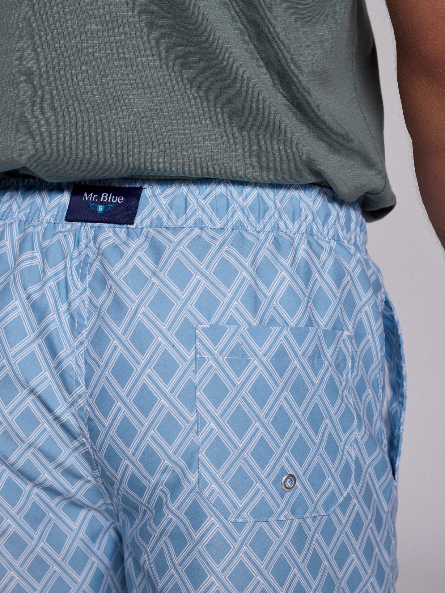 FATO BANHO AZUL REGULAR FIT MR. BLUE