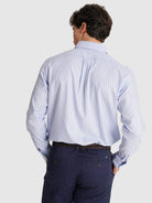 CAMISA ALGODÃO AZUL MANGA COMPRIDA REGULAR FIT MR. BLUE