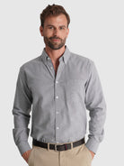 CAMISA FLANELA VERDE MANGA COMPRIDA REGULAR FIT MR. BLUE