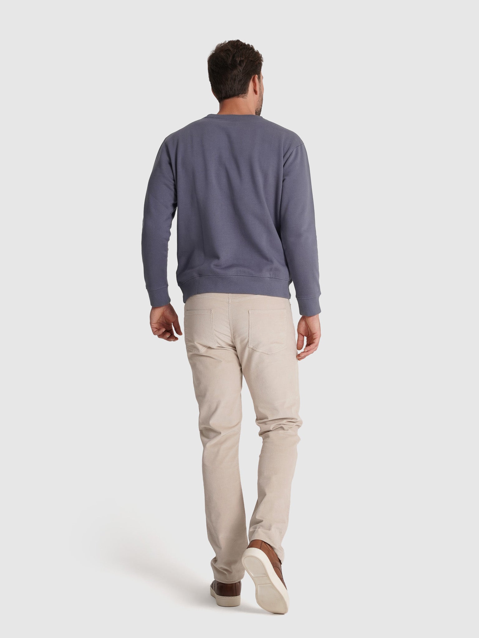 CALÇAS ALGODÃO BEGES REGULAR FIT MR. BLUE