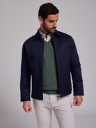 BLUSÃO AZUL REGULAR FIT MR. BLUE