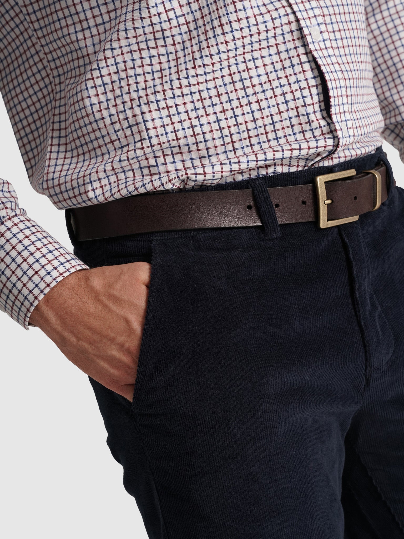 CALÇAS ALGODÃO AZUIS CLASSIC FIT MR. BLUE