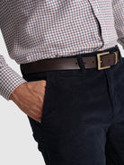 CALÇAS ALGODÃO AZUIS CLASSIC FIT MR. BLUE