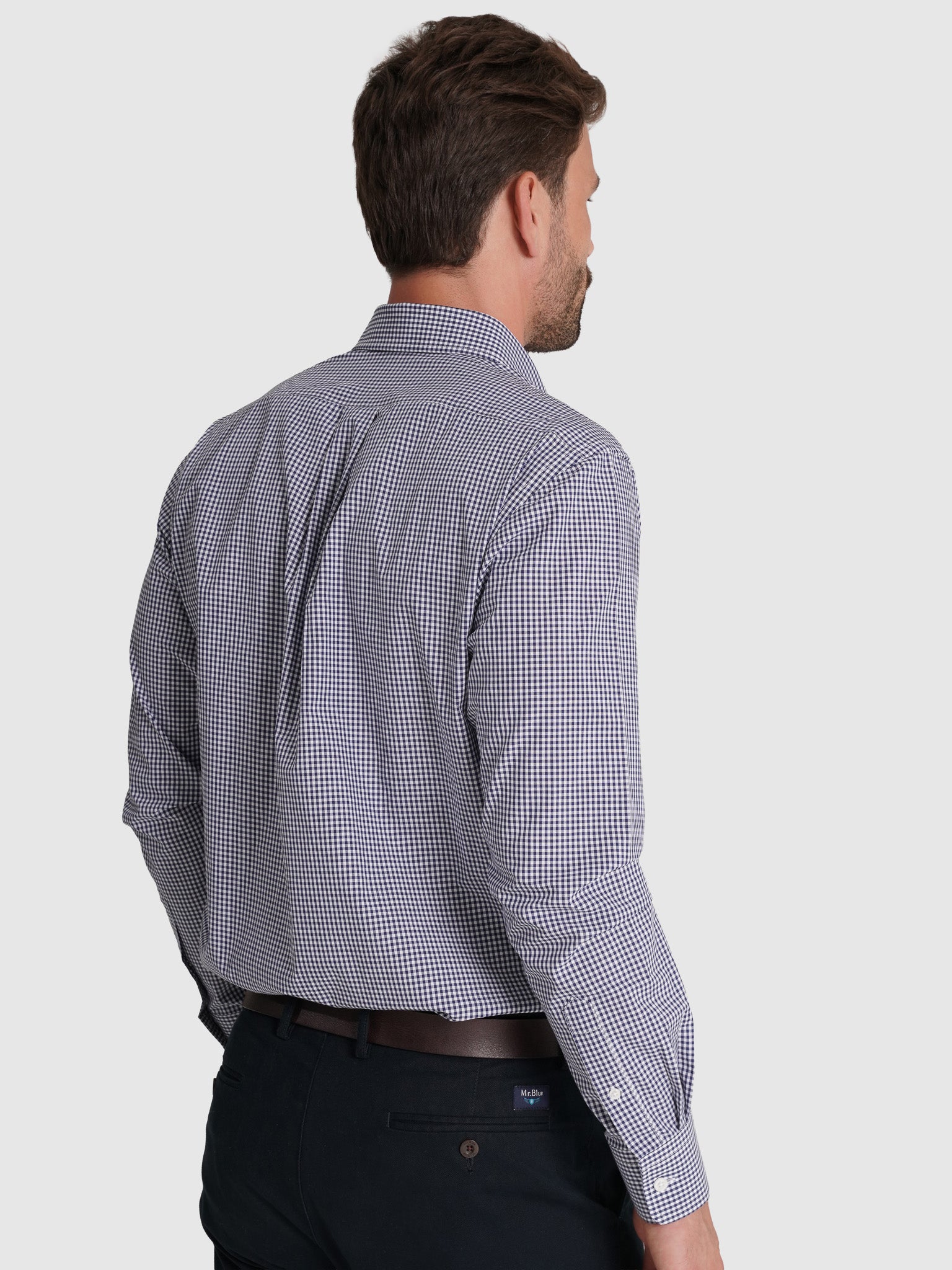 BLUE COTTON SHIRT LONG SLEEVE REGULAR FIT MR. BLUE