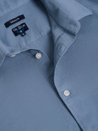 CAMISA ALGODÃO AZUL MANGA COMPRIDA TAILORED FIT MR. BLUE