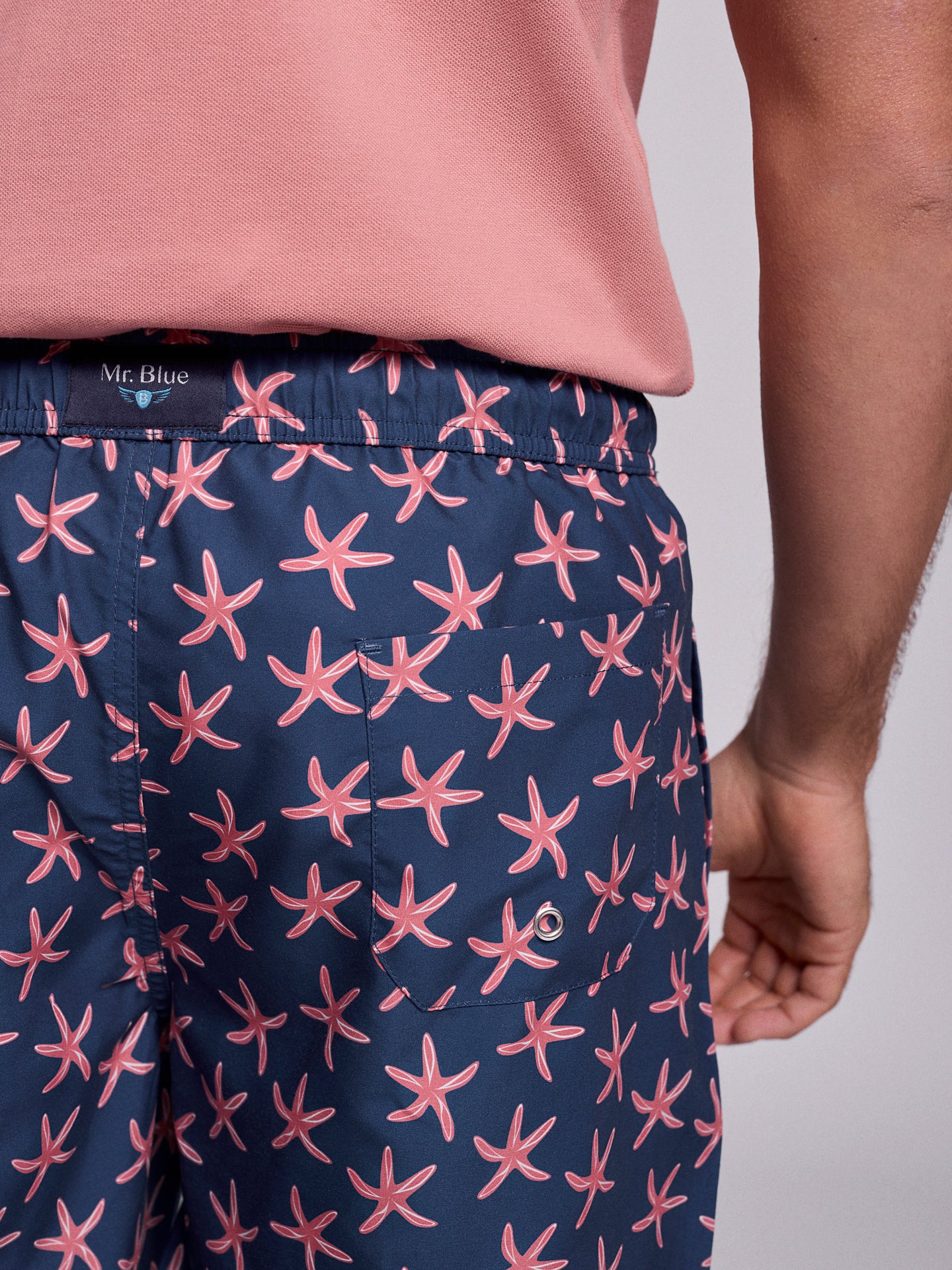 FATO BANHO AZUL REGULAR FIT MR. BLUE