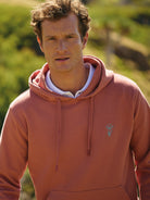 HOODIE ALGODÃO ROSA MANGA COMPRIDA REGULAR FIT MR. BLUE