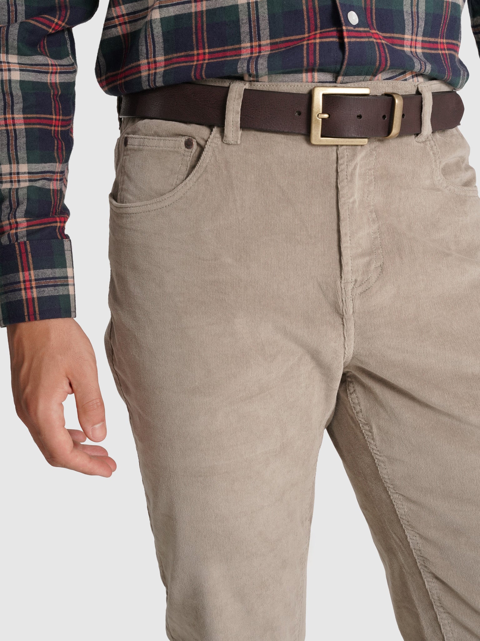 CALÇAS ALGODÃO VERDES SLIM FIT MR. BLUE