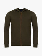 PULLOVER CAXEMIRA VERDE COM COTOVELEIRA REGULAR FIT MR. BLUE