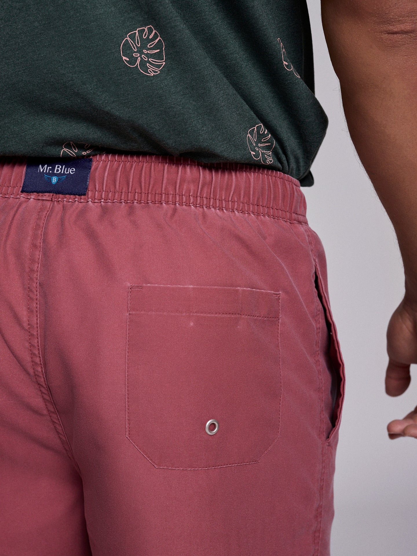 FATO BANHO VERMELHO REGULAR FIT MR. BLUE