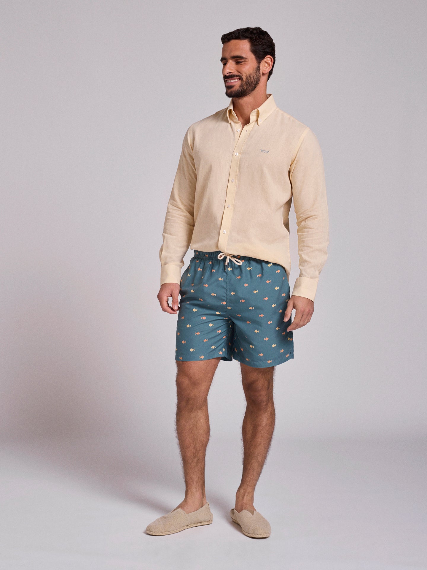 FATO BANHO VERDE REGULAR FIT MR. BLUE