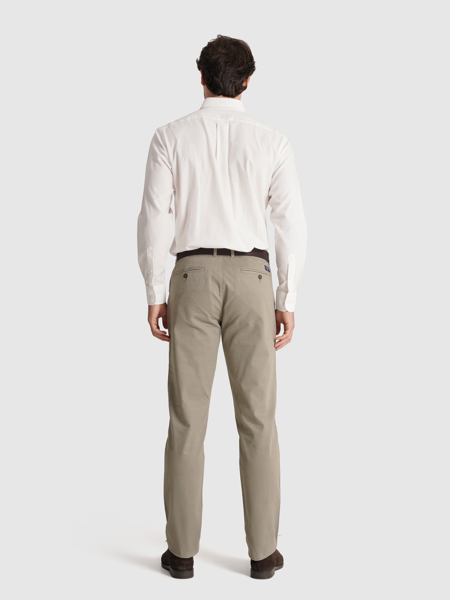 CALÇAS ALGODÃO VERDES REGULAR FIT MR. BLUE