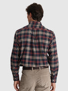 Camisa Flanela Azul Manga Comprida Regular Fit Mr. Blue